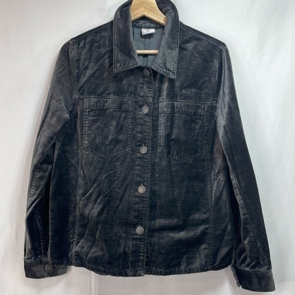🐝 Cabi charcoal velvet Shacket